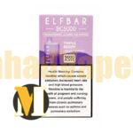 پاد یکبار مصرف توت فرنگی بلوبری یخ الف بار <br><span>ELFBAR Triple Berry Ice BC5000</span> - Image 2